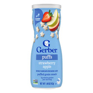<img alt="Gerber, Puffs, Puffed Grain Snack, 8+ Months, Strawberry Apple, 1.48 oz (42 g)" title="Gerber, Puffs, Puffed Grain Snack, 8+ Months, Strawberry Apple, 1.48 oz (42 g),015000045203"