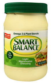 3 PACK of Smart Balance Light Mayonnaise Dressing -- 16 oz