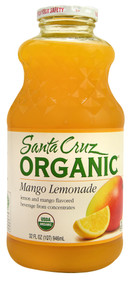 3 PACK of Santa Cruz Organic Lemonade Mango -- 32 fl oz