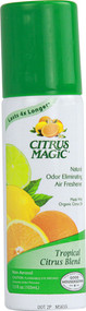 3 PACK of Citrus Magic Odor Eliminator Tropical Citrus Blend -- 1.5 fl oz