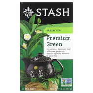 <img alt="Stash Tea, Green Tea, Premium Green, 20 Tea Bags, 1.4 oz (40 g) (Discontinued Item)" title="Stash Tea, Green Tea, Premium Green, 20 Tea Bags, 1.4 oz (40 g) (Discontinued Item),077652082296"