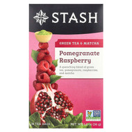 <img alt="Stash Tea, Green Tea & Matcha, Pomegranate Raspberry, 18 Tea Bags, 1.2 oz (36 g)" title="Stash Tea, Green Tea & Matcha, Pomegranate Raspberry, 18 Tea Bags, 1.2 oz (36 g),077652083668"