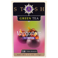 Stash Tea, Green Tea, Mangosteen With Matcha, 18 Tea Bags, 1.1 oz (32 g)