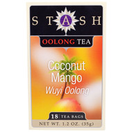 Stash Tea, Oolong Tea, Coconut Mango, 18 Tea Bags, 1.2 oz (35 g)