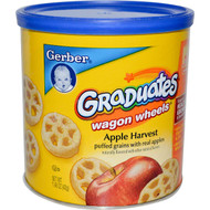 3 PACK of Gerber, Teether Wheels, Crawler, 8+Months, Apple Harvest, 1.48 oz (42 g)