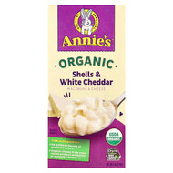 <img alt="Annies Homegrown, Organic Macaroni & Cheese, Shells and White Cheddar, 6 oz (170 g)" title="Annies Homegrown, Organic Macaroni & Cheese, Shells and White Cheddar, 6 oz (170 g),013562300631"