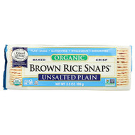 <img alt="Edward & Sons, Organic Baked Crisp Brown Rice Snaps, Unsalted Plain, 3.5 oz (100 g)" title="Edward & Sons, Organic Baked Crisp Brown Rice Snaps, Unsalted Plain, 3.5 oz (100 g),039631000417"