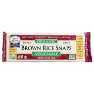 <img alt="Edward & Sons, Organic Baked Crisp Brown Rice Snaps, Vegetable, 3.5 oz (100 g)" title="Edward & Sons, Organic Baked Crisp Brown Rice Snaps, Vegetable, 3.5 oz (100 g),039631000448"