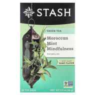 <img alt="Stash Tea, Green Tea, Moroccan Mint Mindfulness, 20 Tea Bags, 0.9 oz (26 g)" title="Stash Tea, Green Tea, Moroccan Mint Mindfulness, 20 Tea Bags, 0.9 oz (26 g),077652082357"