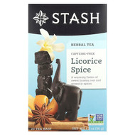 <img alt="Stash Tea, Herbal Tea, Licorice Spice, Caffeine Free, 20 Tea Bags, 1.2 oz (36 g)" title="Stash Tea, Herbal Tea, Licorice Spice, Caffeine Free, 20 Tea Bags, 1.2 oz (36 g),077652082258"