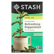 <img alt="Stash Tea, Herbal Tea, Refreshing Peppermint, Caffeine Free, 20 Tea Bags, 0.7 oz (20 g)" title="Stash Tea, Herbal Tea, Refreshing Peppermint, Caffeine Free, 20 Tea Bags, 0.7 oz (20 g),077652082227"
