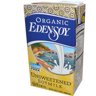 3 PACK of Eden Foods Organic EdenSoy Soymilk Dairy Free Unsweetened -- 32 fl oz