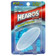 Hearos, Ear Plugs, Multi-Purpose Series, 2 Pair + Free Case