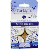 Way Out Wax, Tea Lights, Sweet Dreams, 4 Candles, 0.6 oz (16 g) Each