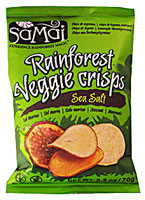3 PACK of Samai Rainforest Veggie Crisps Sea Salt -- 4 oz