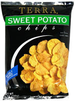 3 PACK of Terra Real Vegetable Chips No Salt Added Sweet Potato -- 6 oz