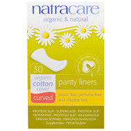 3 PACK of Natracare, Organic & Natural Panty Liners, Curved, 30 Liners