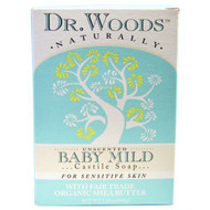3 PACK of Dr. Woods, Baby Mild Castile Soap, Unscented, 5.25 oz (149 g)