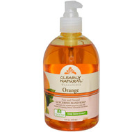3 PACK of Clearly Natural Glycerine Hand Soap Orange -- 12 fl oz