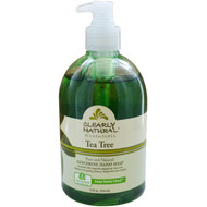 3 PACK of Clearly Natural Pure and Natural Glycerine Hand Soap Tea Tree -- 12 fl oz