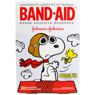 Band Aid, Adhesive Bandages, Peanuts, 20 Assorted Sizes