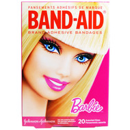Band Aid, Adhesive Bandages, Barbie, 20 Assorted Sizes