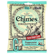<img alt="Chimes, Ginger Chews, Peppermint, 5 oz (141.8 g)" title="Chimes, Ginger Chews, Peppermint, 5 oz (141.8 g),051299111359"