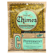 3 PACK of Chimes, Ginger Chews, Peppermint, 5 oz (141.8 g)