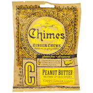 3 PACK of Chimes, Ginger Chews, Peanut Butter, 5 oz (141.8 g)