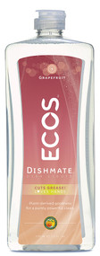 3 PACK of Earth Friendly Ecos Dishmate Dish Liquid Grapefruit -- 25 fl oz