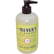 3 PACK OF Mrs. Meyers Clean Day, Hand Soap, Lemon Verbena Scent, 12.5 fl oz (370 ml)