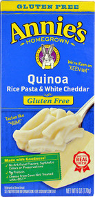 3 PACK of Annies Homegrown Quinoa Rice Pasta & White Cheddar Gluten Free -- 6 oz