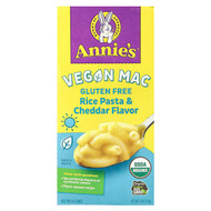<img alt="Annies Homegrown, Vegan Mac, Rice Pasta & Cheddar, 6 oz (170 g)" title="Annies Homegrown, Vegan Mac, Rice Pasta & Cheddar, 6 oz (170 g),013562002214"