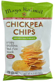 Maya Kaimal, Chickpea Chips,  Seeded Multigrain - 4.5 oz