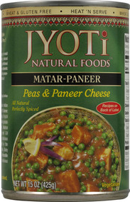 3 PACK of Jyoti Matar-Paneer Peas and Cheese -- 15 oz
