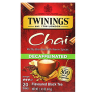 <img alt="Twinings, Flavored Black Tea, Chai, Decaffeinated , 20 Tea Bags, 1.41 oz (40 g)" title="Twinings, Flavored Black Tea, Chai, Decaffeinated , 20 Tea Bags, 1.41 oz (40 g),070177267582"