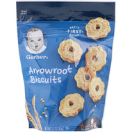3 PACK of Gerber, Arrowroot Biscuits, Crawler, 10+ Months, 5.5 oz (155 g)