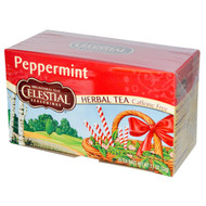 3 PACK of Celestial Seasonings, Herbal Tea, Peppermint, Caffeine Free, 20 Tea Bags, 1.1 oz (32 g)