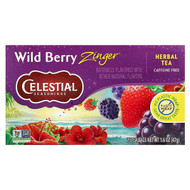 <img alt="Celestial Seasonings, Herbal Tea, Wild Berry Zinger, Caffeine Free, 20 Tea Bags, 1.6 oz (47 g)" title="Celestial Seasonings, Herbal Tea, Wild Berry Zinger, Caffeine Free, 20 Tea Bags, 1.6 oz (47 g),070734053351"