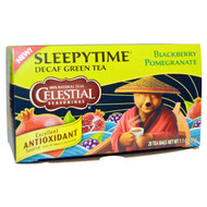 3 PACK of Celestial Seasonings Sleepytime Decaf Green Tea Blackberry Pomegranate -- 20 Tea Bags