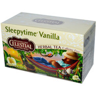 3 PACK of Celestial Seasonings, Herbal Tea, Sleepytime Vanilla, Caffeine Free, 20 Tea Bags, 1.0 oz (29 g)