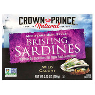 <img alt="Crown Prince Natural, Brisling Sardines, Mediterranean Style, 3.75 oz (106 g)" title="Crown Prince Natural, Brisling Sardines, Mediterranean Style, 3.75 oz (106 g),073230008054"