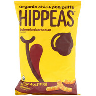 Hippeas, Organic Chickpea Puffs, Bohemian Barbecue Flavored, 4 oz (113 g)