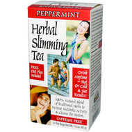 3 PACK of 21st Century, Herbal Slimming Tea, Peppermint, Caffeine Free, 24 Tea Bags, 1.7 oz (48 g)