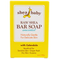 3 PACK OF Shea Baby Shea Mama, Raw Shea Bar Soap, Unscented, 4 oz (120 g)