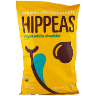 Hippeas, Organic Chickpea Puffs, Vegan White Cheddar, 4 oz (113 g)