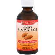 De La Cruz, Sweet Almond Oil, Moisturizer, 2 fl oz (59 ml)