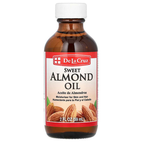 <img alt="De La Cruz, Sweet Almond Oil, 2 fl oz (59 ml)" title="De La Cruz, Sweet Almond Oil, 2 fl oz (59 ml),024286154516"