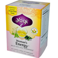 Yogi Tea, Womans Energy, Caffeine Free, 16 Tea Bags, 1.02 oz (29 g) (5 PACK)