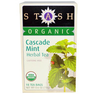 3 PACK of Stash Organic Herbal Tea Caffeine Free Mint -- 18 Tea Bags